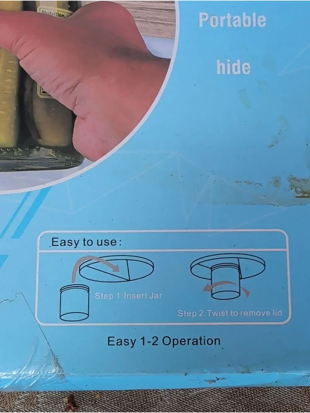 Jar Opener - Bottle Opener - Under Cabinet Jar, Lid‎ & Bottle Opener. New